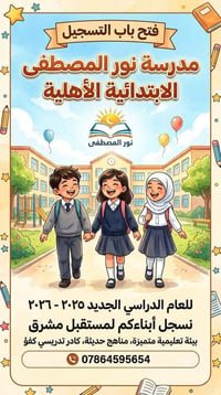 نور المصطفى • ابتدائية مختلطة • ديوانية الجزائر
