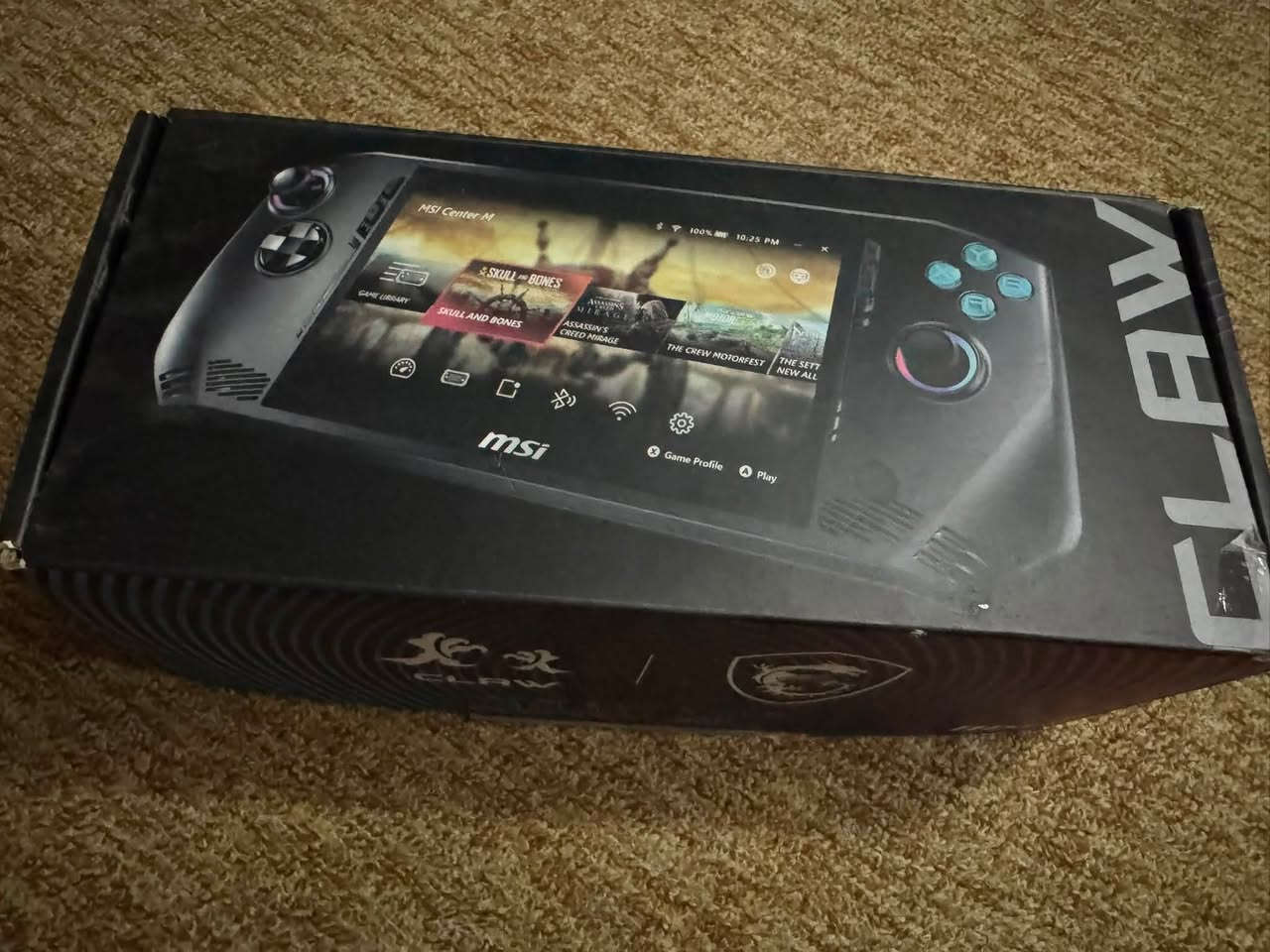 السلام عليكم msi claw a1m الترا 7
الجهاز غني عن التعريف
وتكدر تبحث عنة اذا ما تعرفه
ذاكرة512ssd شاشة 120هرتز
رام16 ddr5
معالج الترا 7 المطور جدا وتحديثات مستمره لهذا الجهاز
جهاز نضيف جدا جدا استخدام قليل حتى لاصق شاشه الشركه بعده بي كل ملحقاته كامله الاصلية للبيع فقط السعر 625الف
العنوان بغداد الكرادة
***********
حساب ستيم بي العبة fc26 السعر 20 الف وبي العاب اضافيه هم  مافيا و تومب رايدر
