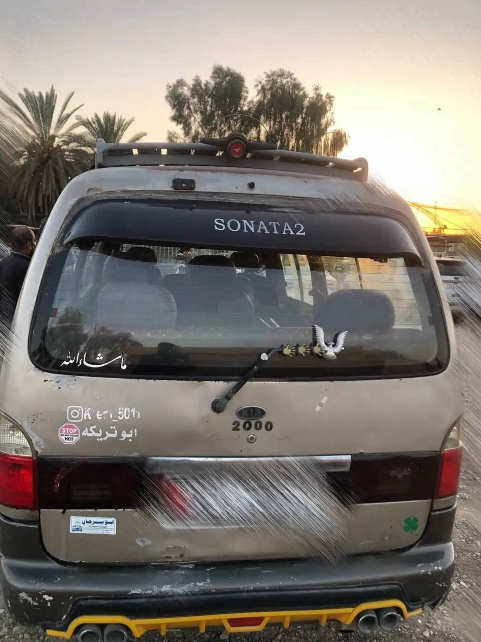 كيا بريجو موديل 2000 سنويه 30 مكينا بيها بخار بس ماتنقص رقم ديالى سنويه بسمي هزه ماصقطه تحويل مباشر
رقم انكليزي 
المكان بعقوبه مكلف بنشر 
رقم ***********

