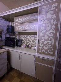 كاونتر المنيوم • مترين ونص • سطح مرمر