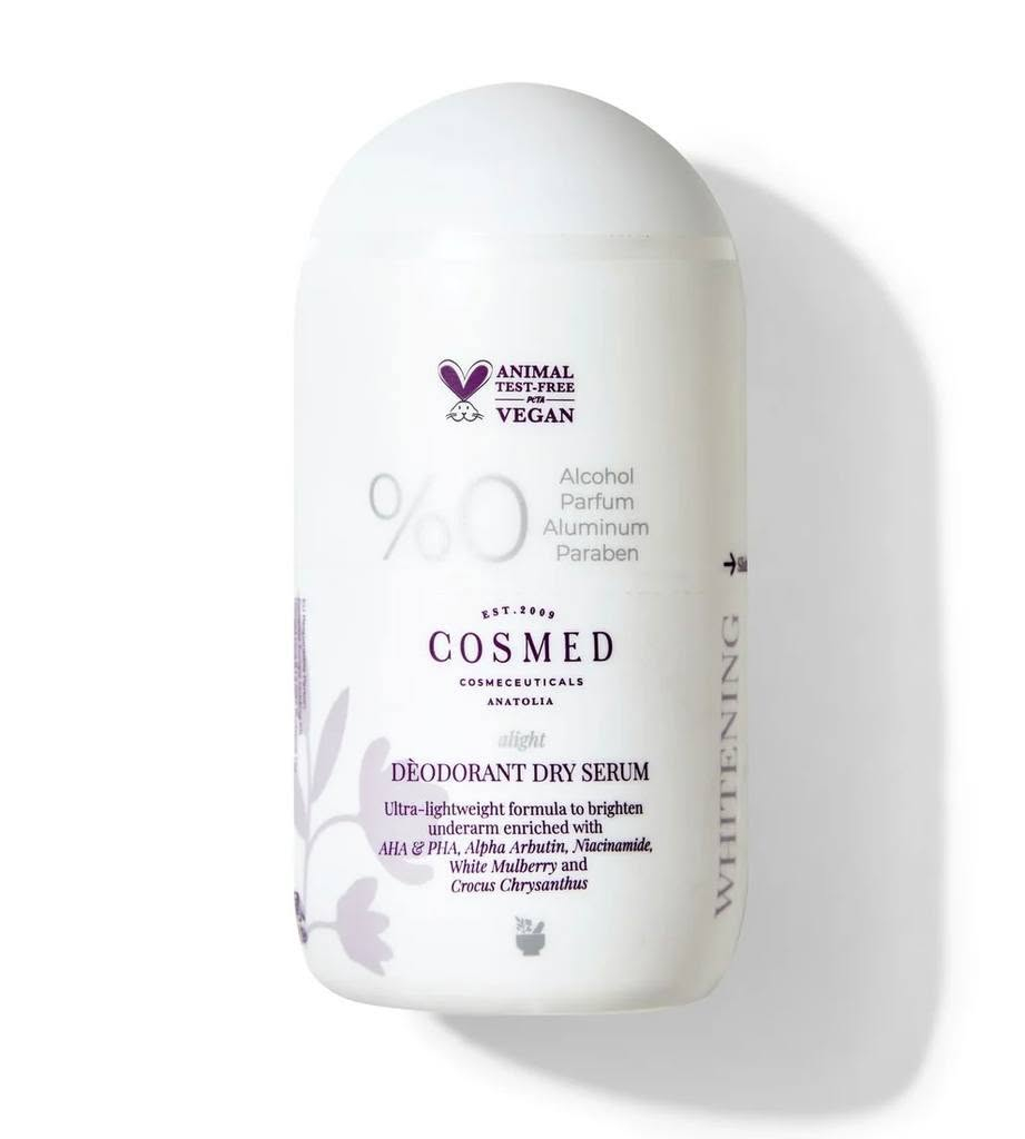 ✨ COSMED Deodorant Dry Serum ✨
إذا تعانين من اسمرار منطقة الإبطين وتريدين عناية بنفس الوقت 🤍
هذا السيروم من COSMED يجمع بين مزيل العرق والعناية بالبشرة بتركيبة خفيفة وسريعة الامتصاص.
🌸 يحتوي على AHA & PHA
✨ Alpha Arbutin وNiacinamide
🌿 بالإضافة إلى White Mulberry وCrocus Chrysantus
والمميز بيه أنه بدون كحول وبدون عطر وبدون ألمنيوم وبدون بارابين 💕
تركيبته تساعد على العناية بمظهر البشرة وتترك المنطقة بإحساس نظيف ومنتعش.
💗 إذا تحبين منتج يجمع بين الانتعاش والعناية فهذا يستاهل التجربة.
رابط منتجاتي https://wa.me/c/9647814151717 
#سكن_كير #مكياج #عناية_بالبشرة #عناية_بالجسم #منتجات_اصلية #تجميل #العراق

نص مكتوب في الصور:
- Good Things Take Time تبي إبطين ناعمين و فاتحين؟ جربي سيروم مزيل العرق من COSMED يخفف التعرق يمنحك انتعاش طويل يساعد على تفتيح البشرة تركيبته خفيفة وسريعة الامتصاص بدون كحول بدون عطر بدون ألومنيوم بدون بارابين يناسب لجميع أنواع البشرة حتى الحساسة لأنك تستحقين الإنتعاش والثقة دائماً