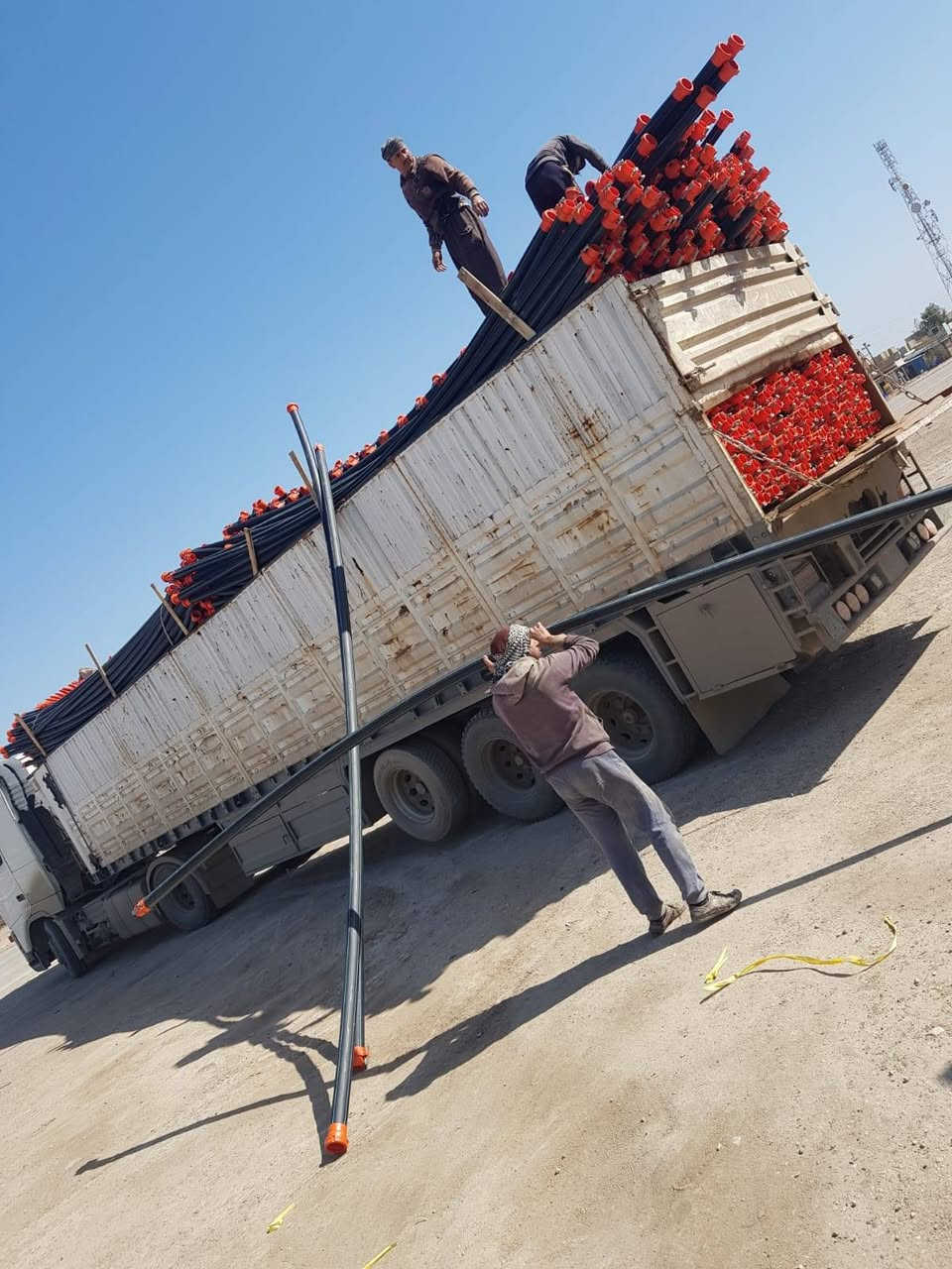 الصقلاويه • انابيب بوري • انابيب بولي اثلين