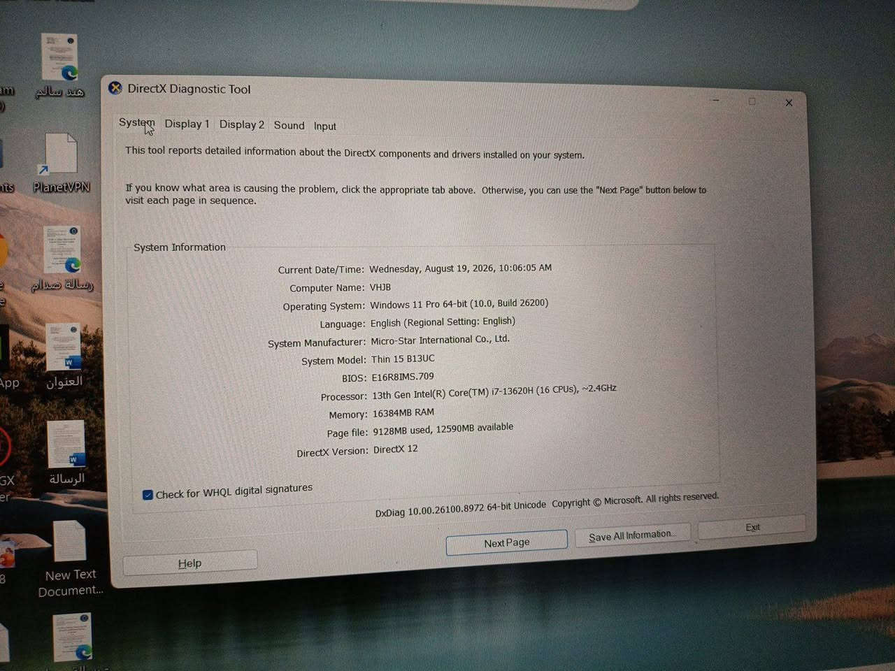 سلام عليكم لابتوب msi نظيف وبحالة ممتازه للبيع بسعر 850 الف ومواصفات موضحه بالصور + ذاكرة 1 تيرا وحجم شاشه 15.6 144 Hz

رقم واتساب ***********
