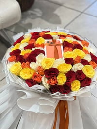 زهور الغرام • خصم ٥٠٪ • باقة ورد