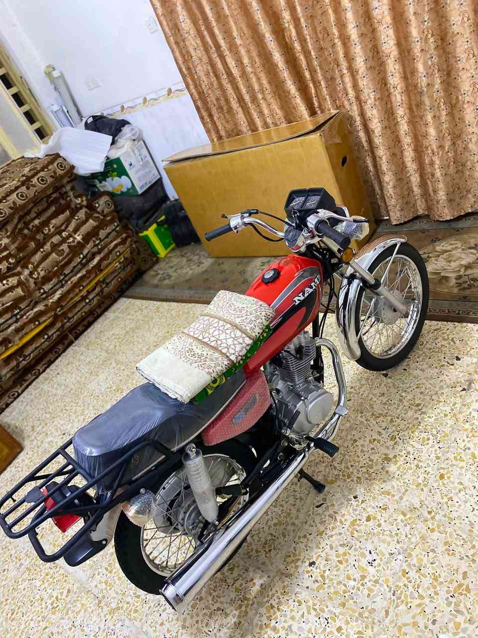 السلام عليكم ...🤍... نامه  متياز مديل 2026 شبه شلامجه ثلاث احرف  اوراق صارله شهرين  من طالعه من المعرض جاهزه دراجه مكفوله كفاله عامه  العنوان كربلاء المقدسه قرب مستشفى الكفيل رقم {***********} السعر 750 وبيه مجال …🤍...✨🍂
