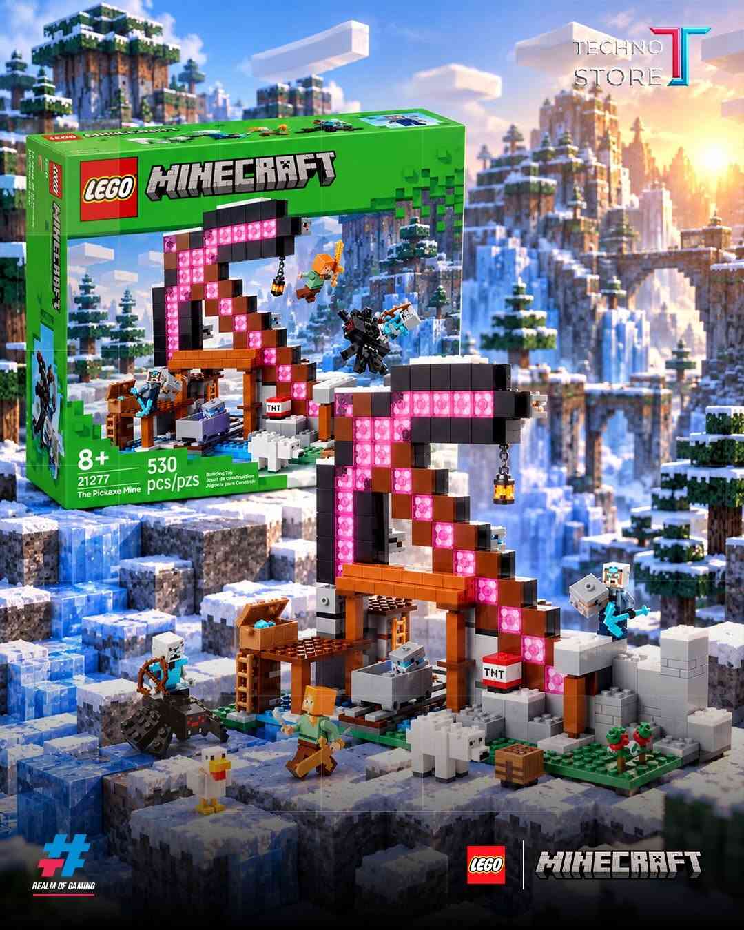 TechnoStore |  LEGO

من عالم المكعبات إلى عالم LEGO® ⛏️🟩
ابنِ مغامرتك قطعة بقطعة واسترجع أجمل لحظات Minecraft بتفاصيل تخبل لعشاق اللعبة. ✨.

📦❤️‍🔥توجد خدمه توصيل داخل بغداد والمحافظات ❤️‍🔥📦

✅‌‎الموزع المعتمد لشركه فونكو بالعراق
✅‌‎موزع معتمد لبطاقات يوغي بالعراق 

‌‎1️⃣الفرع الاول 
بغداد - الكاظمية - شارع اكد
***********

‌‎2️⃣الفرع الثاني 
بغداد - شارع الصناعة - قرب شركة النبع
***********
***********⁩l

نص مكتوب في الصور:
- TECHNO STORE REALM OF GAMING