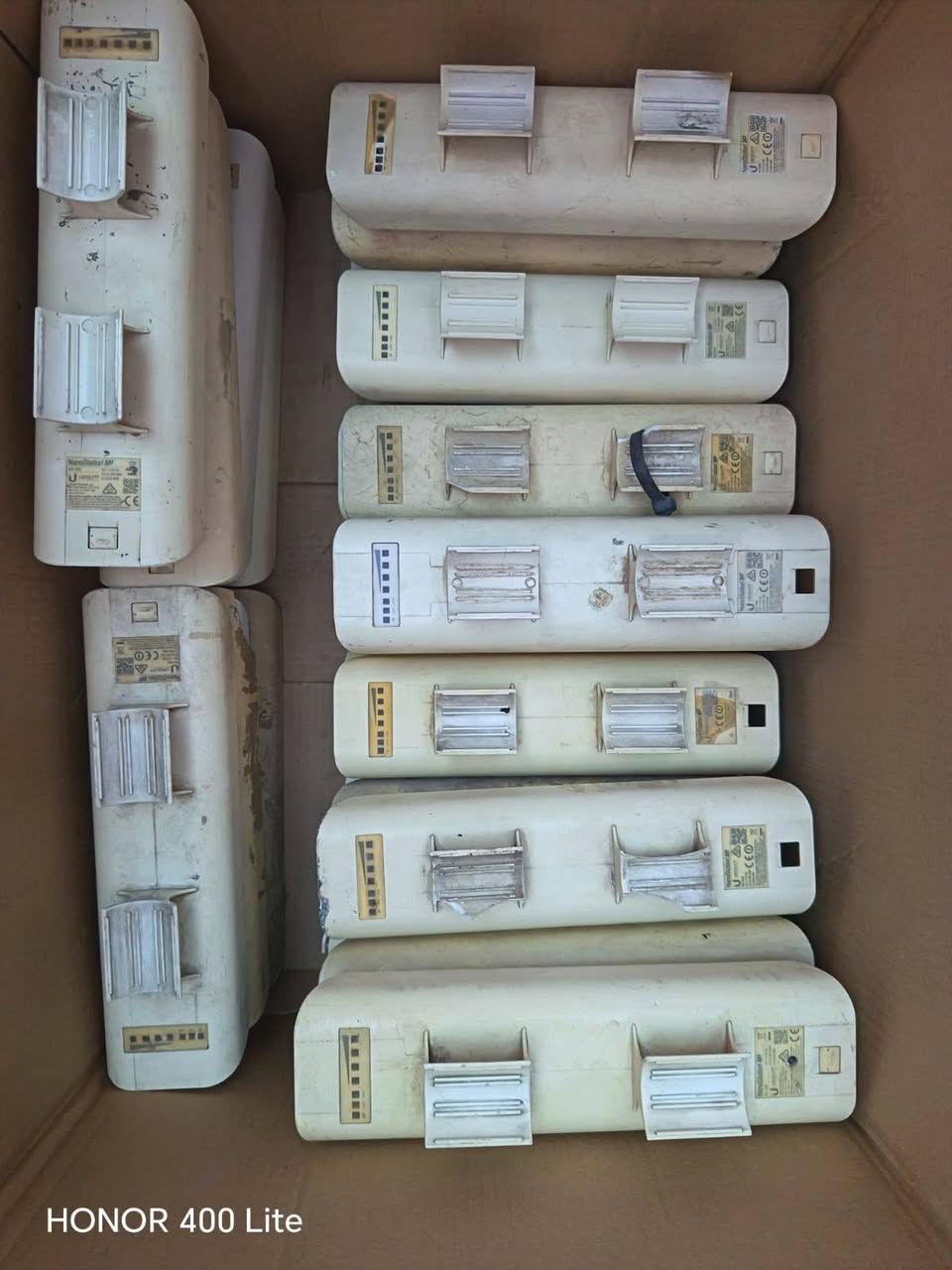 مساء الخير
بور بيم عدد 10 سعر القطعة 55
لايت بيم عدد 10 سعر القطعة 30
نانوات M5', xw عدد 25 سعر القطعة 35
نانوات M2 عدد 40 سعر القطعة 25
نانوات M5 xm عدد 25 سعر القطعة 25
تبلنك عدد 15 سعر القطعة 20 شلع 15
912 g5 عدد 3 سعر القطعة 35
912g6 قطعة وحدة سعر 60
روكتات M5 عدد 5 سعر القطعة 30 شلع 25
روكت M2 xw سعر 50
راوتر بورد 951 عدد3 سعر القطعة 30
ارنب عدد 2 سعر القطعة 25
دعسوقه استلام سعر 25
فيدرات بور شغالات فقط مكسور الكفرات عدد 4 سعرهن 100

مكاني بغداد العماري متوفر توصيل متواجد وتساب وتصال 
رقمي ***********

نص مكتوب في الصور:
- HONOR 400 Lite
- عاطلات