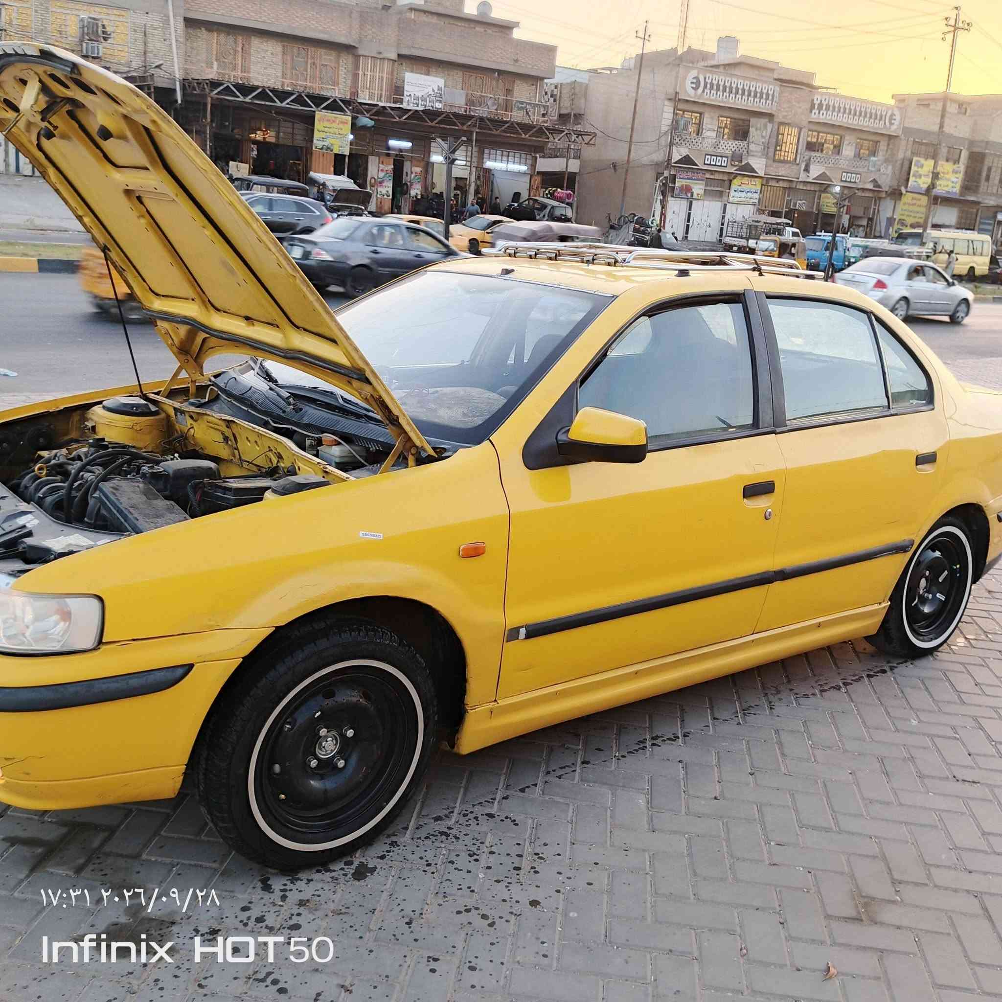السلام عليكم سمند مديله 2009 كير ومكينه كورلا تبريد شغال تخم تاير جديد كهربائيات شغاله مصفره هيئه وغرامات سياره جاهزه من كهربائيات من حداديه جاهزه العنوان بغداد للاستفسار ***********

نص مكتوب في الصور:
- ١٧:٣٢ ٢٠٢٦/٠٩/٢٨
- Infinix HOT 50
- ١٧:٣١ ٢٠٢٦/٠٩/٢٨