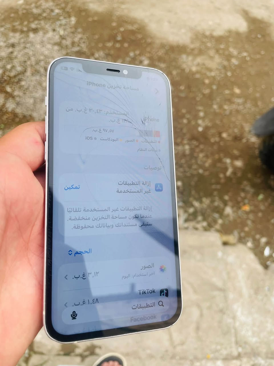 آيفون ١٢ • ١٢٨ • شاشه مبدله