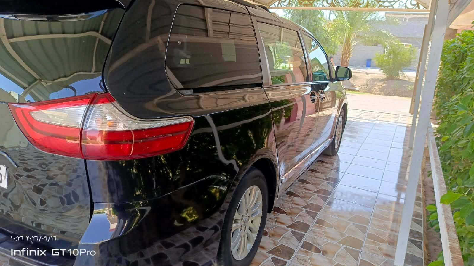 تيوتا سينا 2017 فول مواصفات Vip
سياره ماشيه١٩٥ ممشتغله خط ابد استخدام شخصي

محرك كير تبريد حداديه جدد 

ابواب شفت كهرباء 

بصمه تشغيل 

ترحيب 

دفدي قماره 

سلايت 

تحكم ابواب شفط

بردات 

فول للاخير 

حادثه موضح 

صبغ ٣ قطع خلفيه 

رقم سليمانيه بسمي 

مكانه الانبار الخالديه 

السعر 165 بيه مجال بسيط 

***********

نص مكتوب في الصور:
- ١٠:٢٥ ٢٠٢٦/٠٩/١٦
- Infinix GT 10 Pro
- 10:35 2026/09/16 Infinix GT 10 Pro
- ١٤:٢٥ ٢٠٢٦/٠٩/١٦
- ١٠:٢٦ ٢٠٢٦/٠٩/١٦
- ١٠:٢٧ ٢٠٢٦/٠٩/١٦
- Infinix GT10Pro
