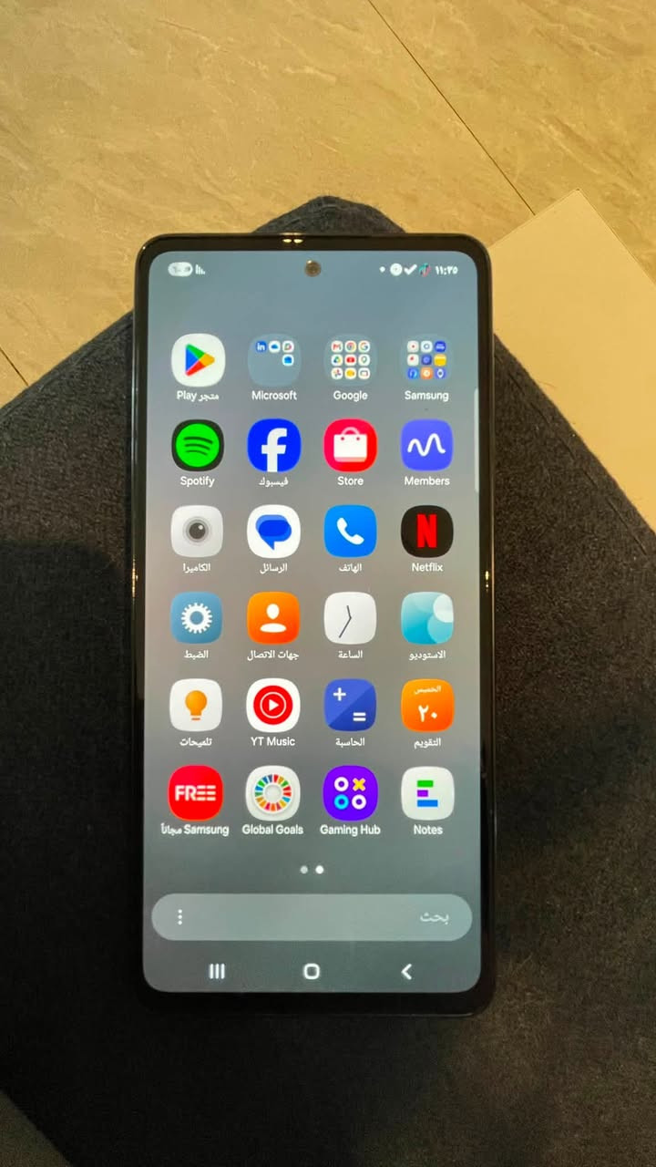 السلام عليكم جهاز galaxy A53 5g
سوبر امولد 

شاشة ١٢٠ هرتز

٥٠٠٠ بطارية

كاميرات قوية ٦٤ ميكا

مثبت بصري

ذاكرة ٢٥٦ 

رام ٨

مبدل قطعة المعالج اصلي من الوكالة   

للبيع بسعر ٢٢٥ الف

او مراوس بجهاز هونر 

مكاني بغداد للاتصال ***********
