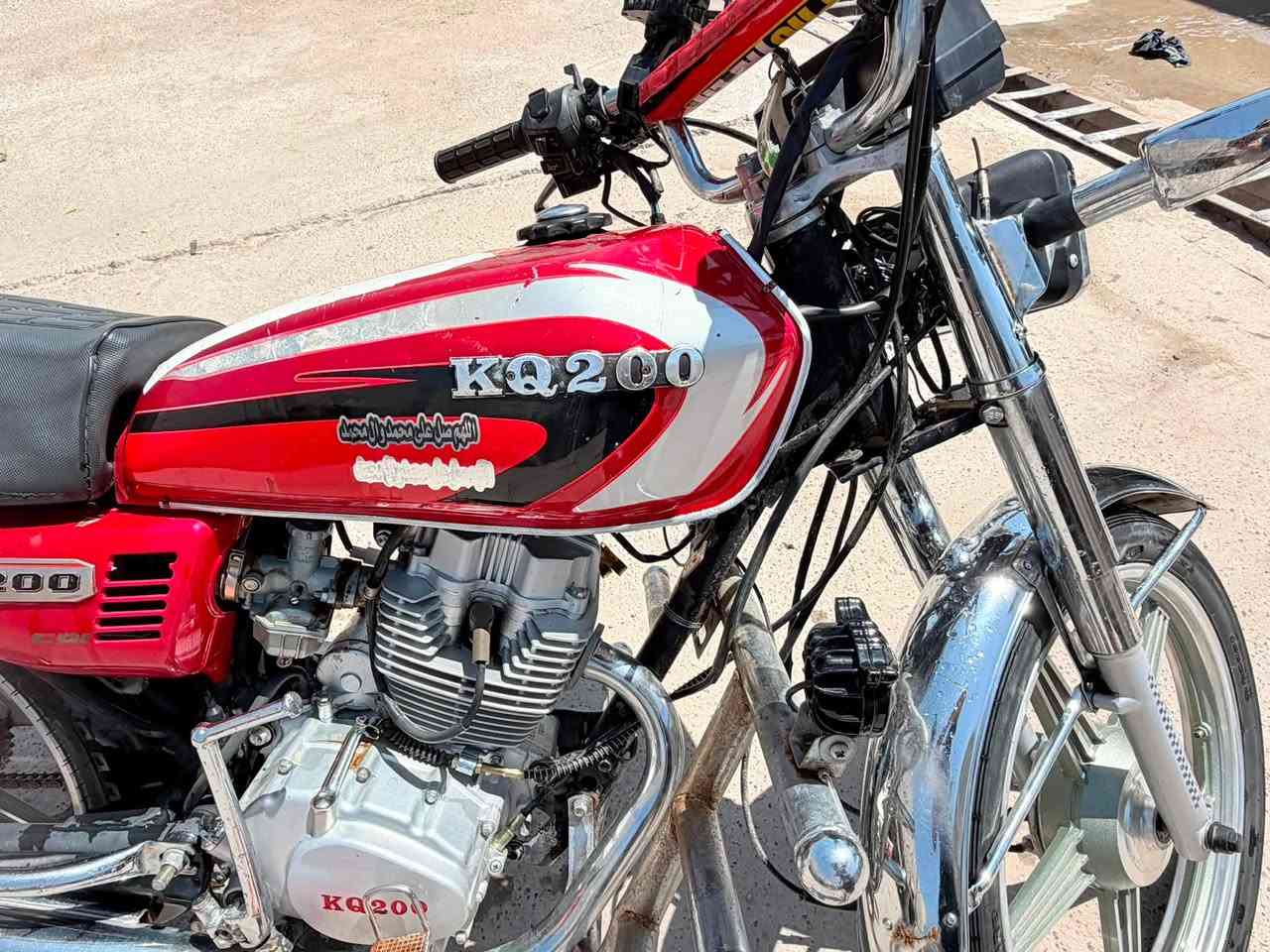موطور للبيع كي كيو شبيه الجني موديل ٢٠١٨ نضافه فول مجفت كهربائيات شغاله السعر 450  وبي. مجال مكاني تكريت الديوم اتصل ***********
