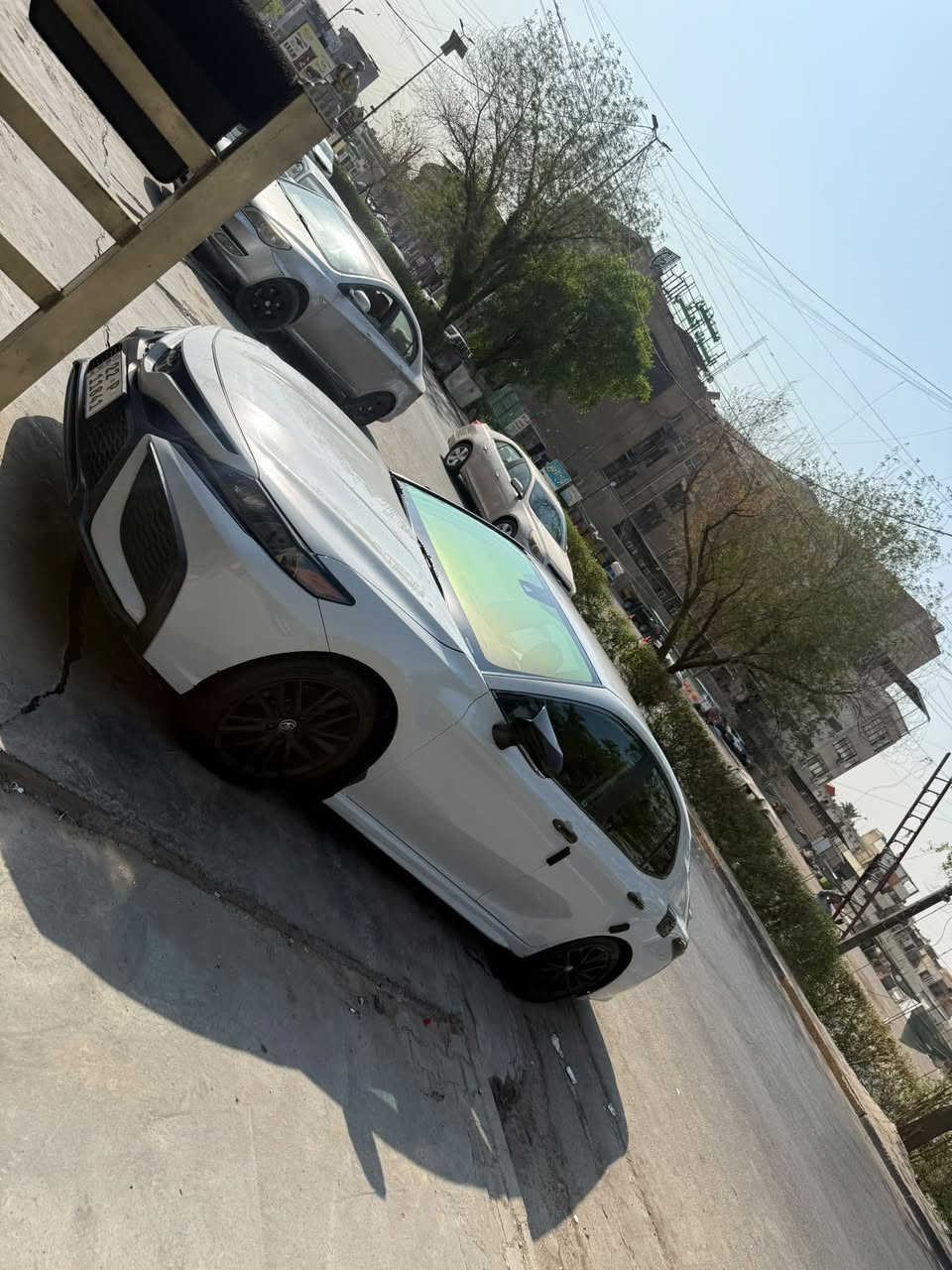 كامري se night shade 2024 للبيع
محرك 2500 cc بانزين
ماشيه ٤٠ الف ميل تقريبا
ايرباك سليم 100%
وضعيات قياده ( سبورت. نورمال. ايكو)
تنبيه حركه خلفيه
مواصفات ويل 19 
رادار امامي خلفي 
نقاط عمياء
نظام تنبيه عند المغادره وتحديد المسار 
شاشه تدعم كاربلي واندرويد اوتو 
نظام بريك طوارئ 
شفتات ستيرن 
مثبت سرعه
اشاير بل مري
كشن كهرباء سايق فقط

ضررها جاملغ خلفي موجوده صوره الحادث 
وبيها طخه بل هلال كلش بسيطه الباقي مكفوول

سعرها (225)
مكاني كركوك *********** واتس

نص مكتوب في الصور:
- 000-38993154 03/19/2024 - IAA Inc.