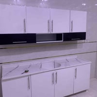 سنك مرمر مع ملحق مترين خشب mdf السعر 280 الف❤️
