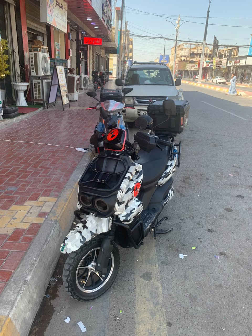 سلام عليكم دراجه أباجي فول مواصفات عل فحص بطاريات مسطره السعر مليون و150مكاني فلوجه ***********
