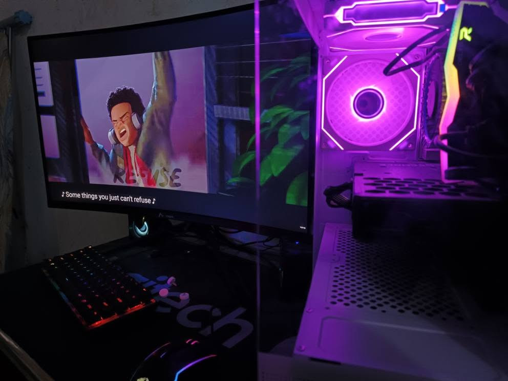 تجميعة • RTX 3060 • شاشة 27 إنچ 2K