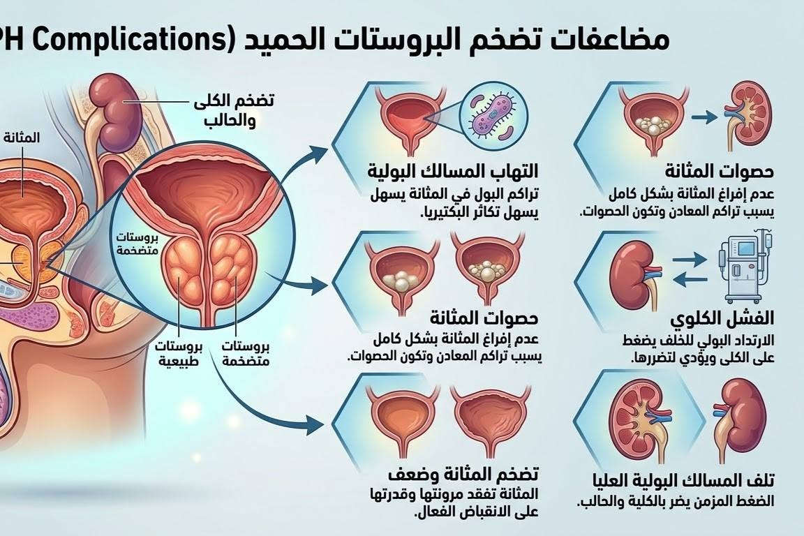 تضخم البروستات • المحمودية • مجمع طبي