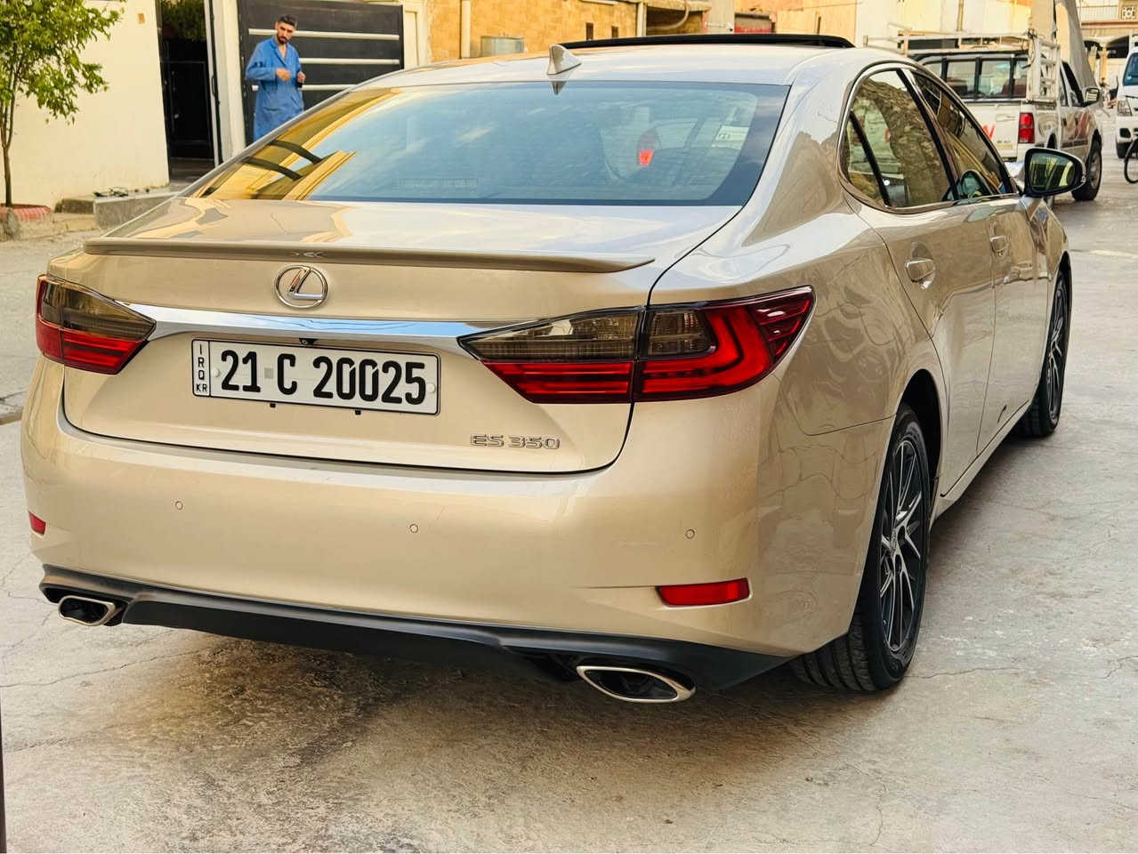 لكزز es350 2017 كلين كاتي دهوك 
محرك 3500 V6 فول مواصفات سلايت 
انارة داخلية لمس كير محرك كفالة 
سيرفس عام مناقصها ربع ترايك للبصرة 
نعومة بالمشي وشعلة ومعدل مال زيرو 
تبريد مركزي مناخي منفصل 
باسمي سنوية هزة جديد رقم مميز 
داخل جلد لونين عسلي وقهوائي فول مواصفات 
لايتات وبلاجكتور زينون رادار امامي حساس امامي 
مري تدفئة رادار ترحيب اشاير 
حساس خلفي كامرا HD بك لايت لد صندوق شفط 
كشنات ميموري سيت وتدفئة وتبريد تحكم وكهربائي 
4 ابواب بصمة وترحيب عند الاقتراب بصمة تشغيل 
تبريد مركزي تجوة خلفية بردة متحركة مري تعتيم ذاتي 
رادار وحساس  360 درجة امامي خلفي جانبي 
3 وضعيات قيادة سبورت نورمال وايكو 
ستيرن تدفئة وتحكم كهربائي شاشة ماوس بيها بعد هواي مواصفات كلش متخلص ماشي 108 ميل حقيقي يعني 170 
سيارة بدون صبغ او تبديل بيها مكانات صغار كلش تعديل 
وبيها كارت تكحيل على كد 6سم واقل 
مكان السيارة كركوك رقم الهاتف*********** كركوك, العراق
