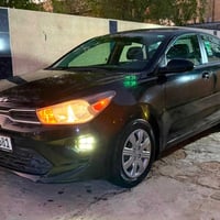 كيا ريو موديل 2022 وارد امريكي بدون ايرباك  حادثها فقط جاملغ الخلفي بد...