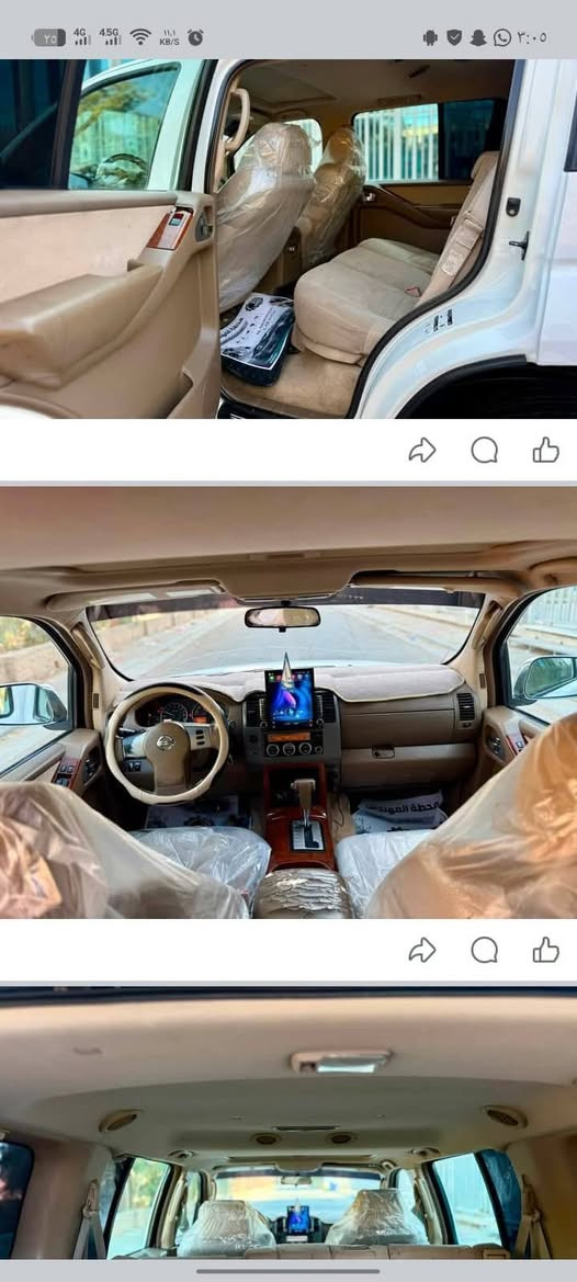 سلام عليكم نيسان باتفندر خليجي كفاله عامه من صبغ وتبديل وضربه كفاله شرط الفحص خليجي فتحه تبريد 3قطع  سلايد روف  ثلاجه تحكم ستيرن داخل عسلي سياره رقم بغداد بسمي نكليزي صاعده هزه سنويه لسنه2030 تحويل مباشر تخم تاير دلوب ياباني حداديه ممتازه سياره مال بيت ومال جنيه  مكينه 4000 سته سلندر لايتات زنون  موديل2006 السعر 118 وبيها مجال بسيط عنوان بصره ابي الخصيب ***********
