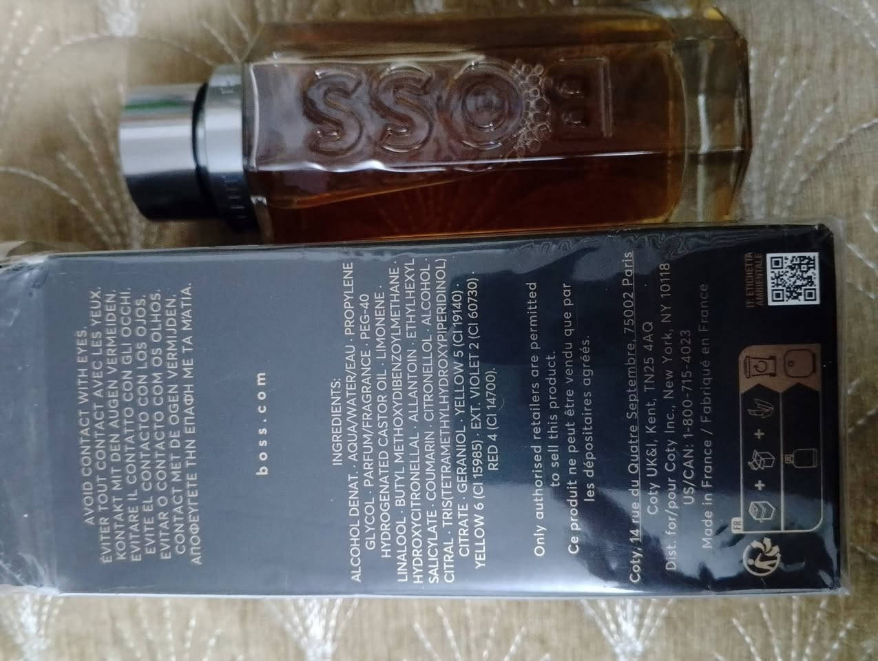 السلام عليكم هذا العطر boss  اجاني هدية من الخارج و اريد ابيعة ما مستخدم مكاني نجف ***********
