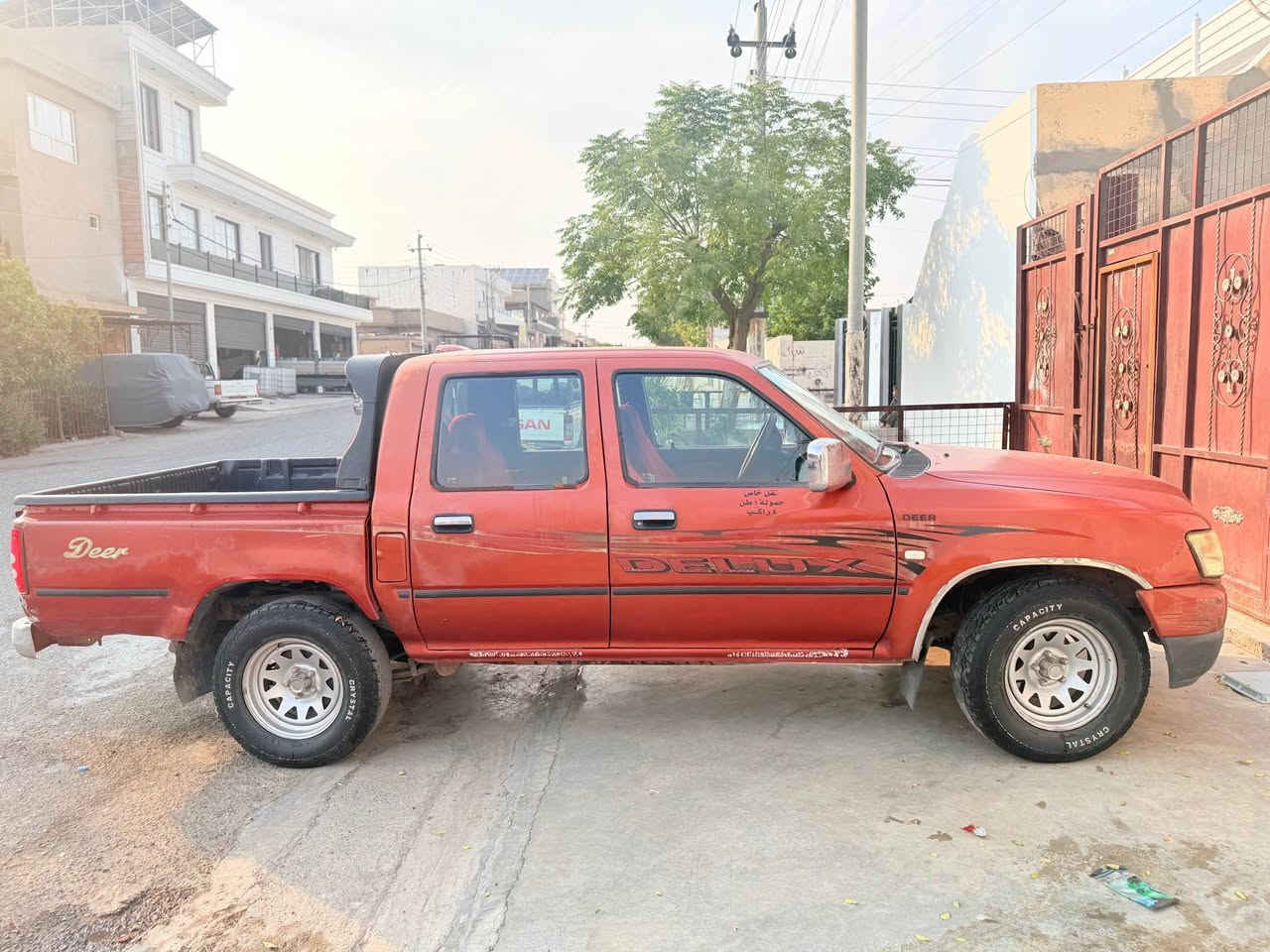 دێر ٢٠٠٧ 
ڕەقەم کەرکوک
سەنەوەی تا 2030 تازەیە
یەک بست بۆیاخی هەیە
کارتی بەنزینی هەیە
گێر مەکینە ئەکسلی بە شەرت
تەقەو ڕەقەی نیەو سەیارەیەکی جاهیزە ماڵی دۆستە
دینارێ مەسروفی تیا نیە
55$  مەجال
***********
*********** السليمانية, العراق

