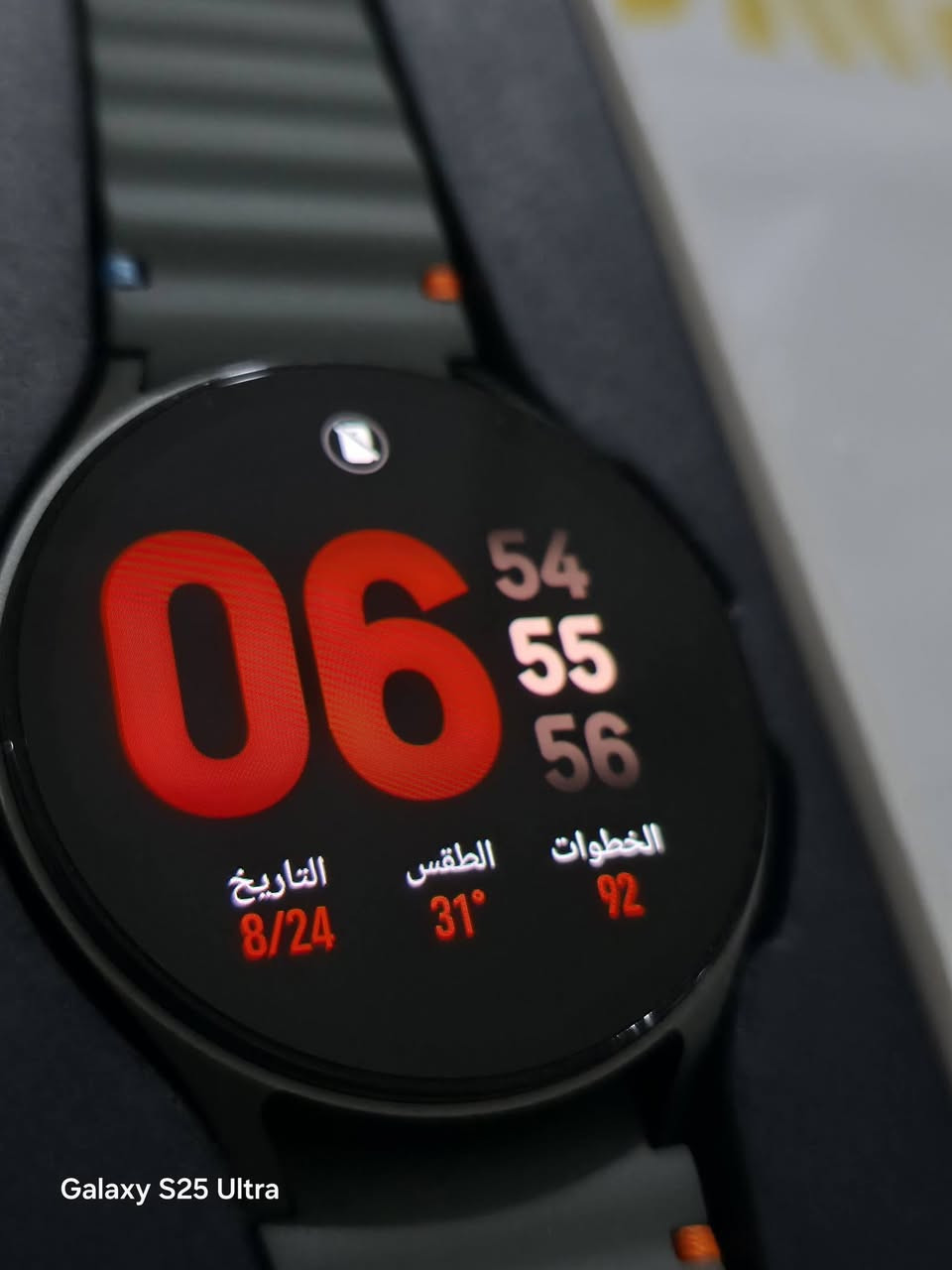 السلام عليكم . 

ساعة سامسونك واتش 7  قياس 44 
صار 12 يوم من اشتريتها جديدة فتحتها بايدي وصل الشراء موجود والتاريخ مذكور ايضاً
السعر 210 الف كامل ملحقات 
بغداد الصالحية 
***********
