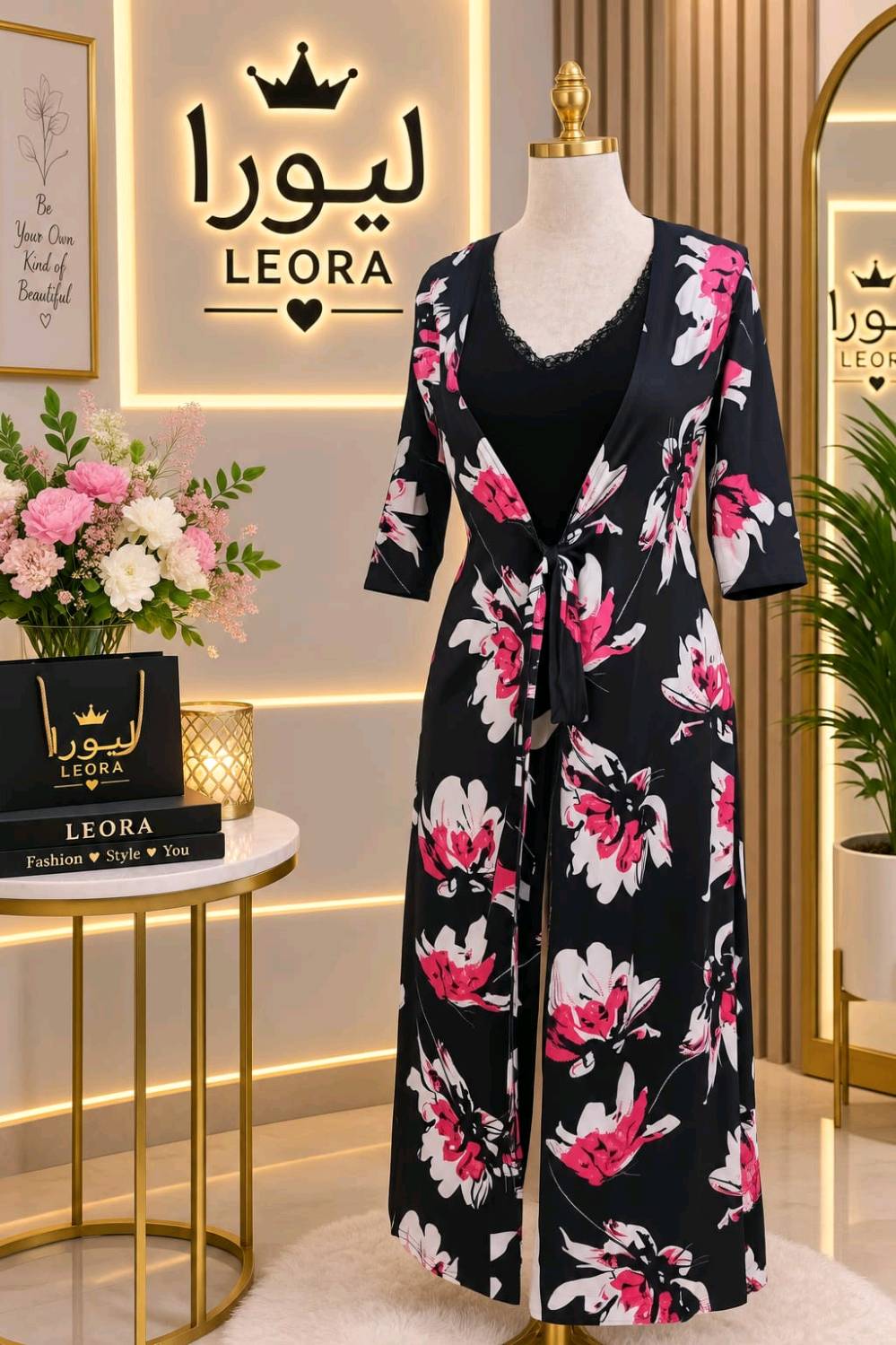 ✨ ملابسنا غير، ستايلك غير ✨ليوار✨ 

👗 موديلات راقية وبأجمل التصاميم
📏 متوفر قياسات مختلفة
📦 الحجز متوفر لجميع الموديلات
📞 للحجز والاستفسار: ***********

💖 لا تفوتين الفرصة، اختاري موديلج واحجزيه هسه!