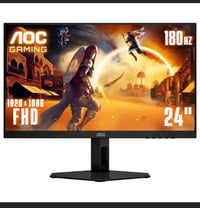 متوفر شاشة كيمنك  Aoc 24G4E  قياس 23.8 (60Cm)  Fast Ips  180hz  0.5ms ...