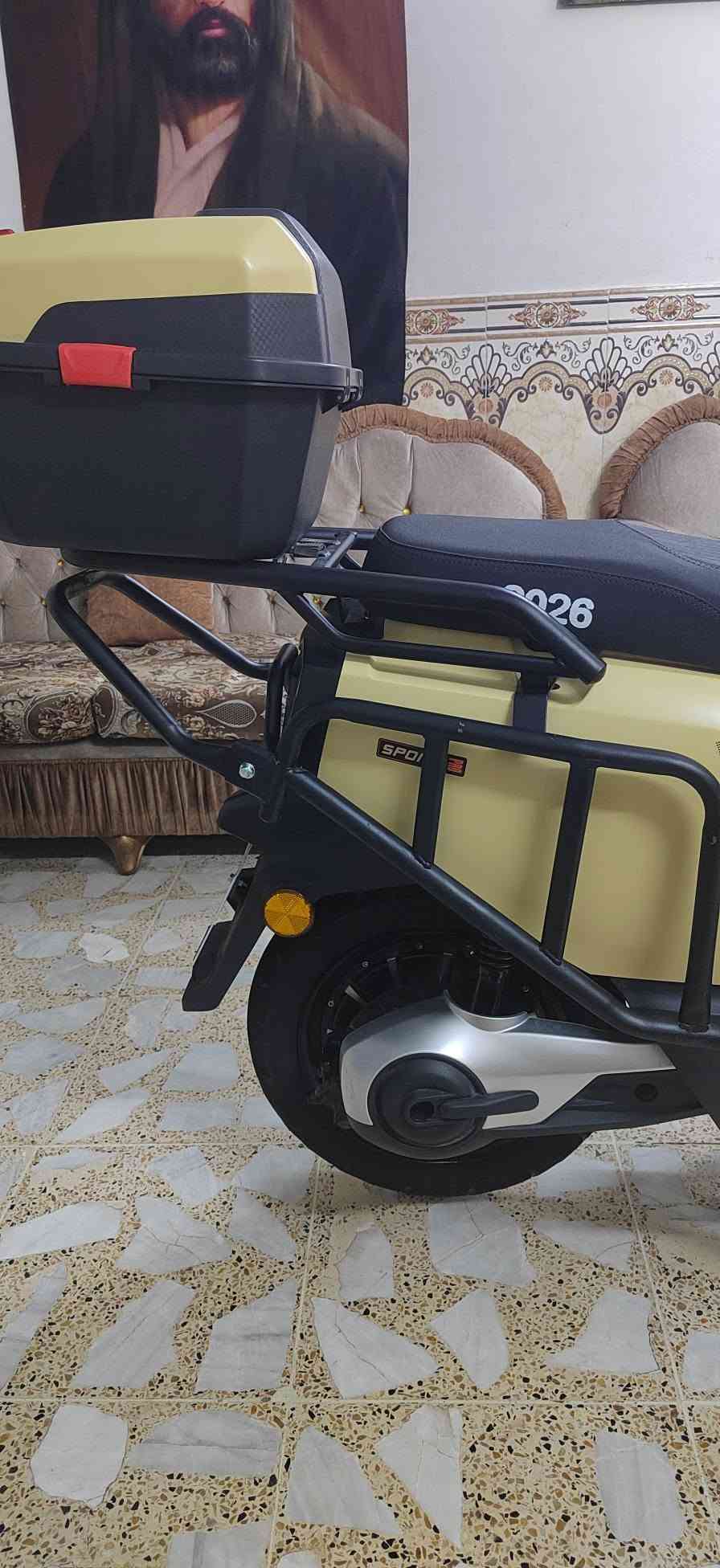 سلام عليكم دراجه شحن جديده جدا بطاريه كرافن مديل٢٠٢٦ بعدها بلنايلون السعر٩٠٠ وبيها مجال مكاني بغداد حي ور***********
