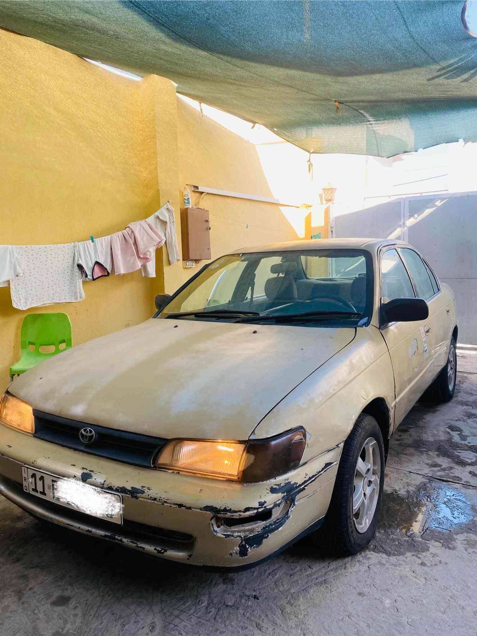 كورلا للبيع مكفوله من الكصه والنقل الجثه والضربه القويه رقم بغداد انكليزي سنويه مجدده لنهايه 2029 شرط المداور 
مكينه وكير جدد عالفحص شرط تخم تاير جديد كهربائيات كله شغاله حداديه الوره جديده والكدام 50/ 100 مشط جديد المكان نجف السعر 34 وبيه مجال بسيط 
للاتصال ***********
