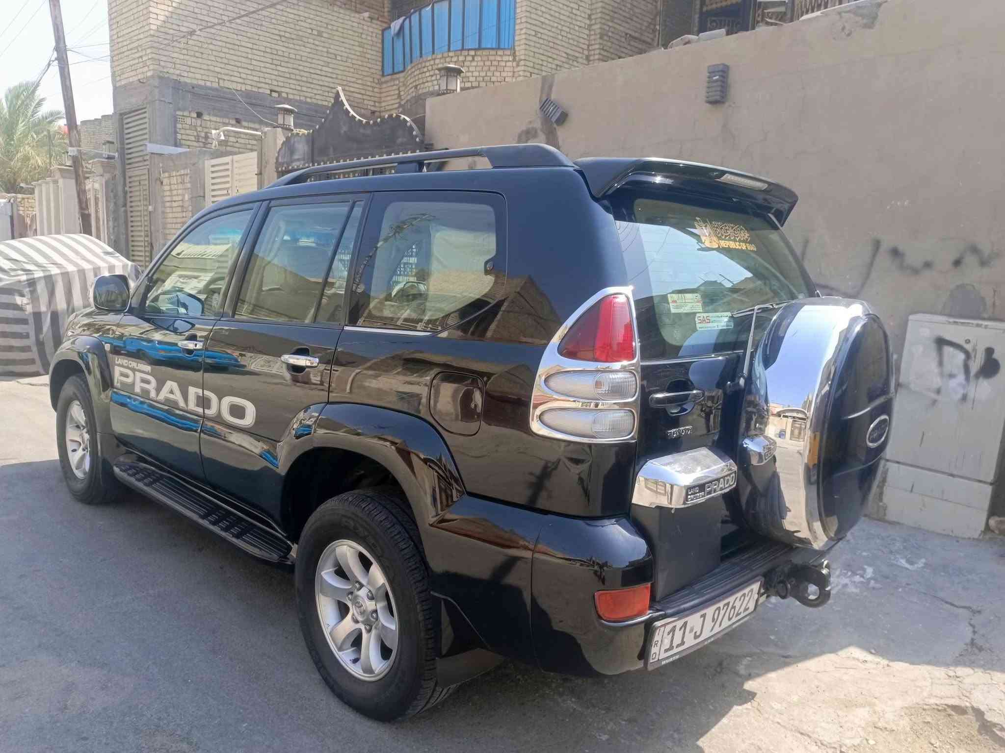 للبيع
سلام عليكم للبيع برادو 8.  فول 6 سلندر كويتيه رقم بغداد بسمي ..      مستعجل عل بيع     بل خير عل صير من نصيبه 
مكاني بغداد ***********.
