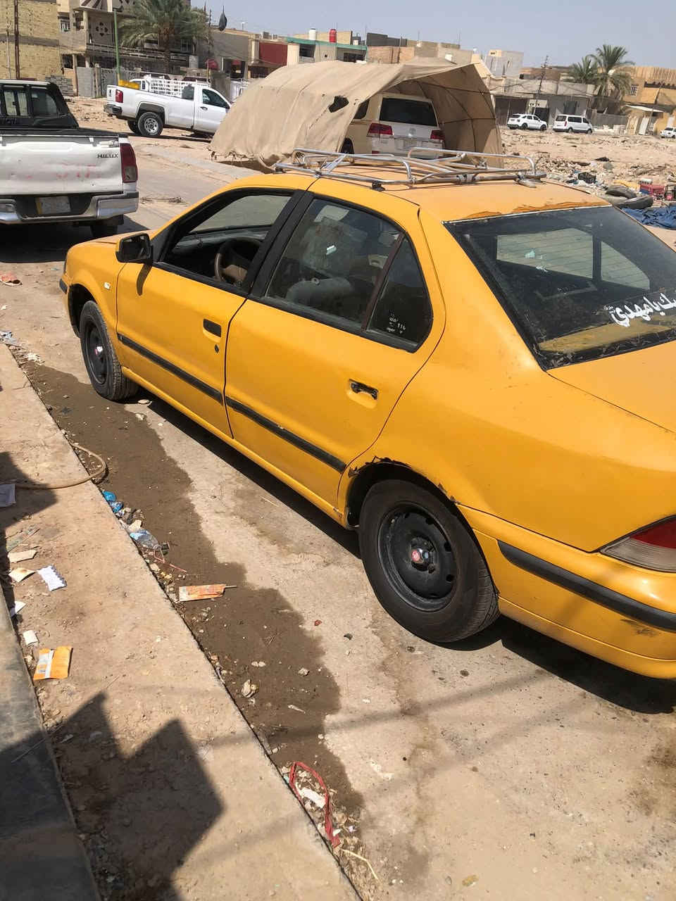 سلام عليكم سمند للبيع موديل ٢٠١٠ رقم بغداد عندي رقم صاحبها مايرد ع موبايل ابيعك مابيها راعي كير واكسن كفالة المحرك بي ضعف تخم تاير كهربائيات كلها شغالة سعرها ١٠ ورقات قفل قفل قفل رجاء وبدون احراج سعرها هذا من لاخير مكان السيارة كربلاء لاستفسار لاتصال ع الرقام 
***********حسن
***********ابو حسن
