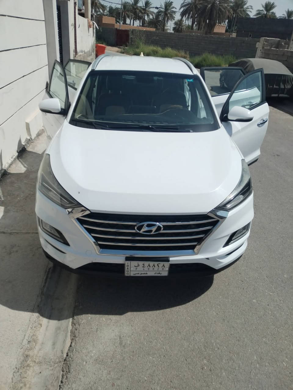 توسان ١٩ خليجي
رقم بغداد
سنويه بأسمي مجدده ل ٢٠٢٨
المكان ديالى خان بني سعد
عداد 115000
السياره بدون حادث مكفوله باستثناء رصعه بقبق الجنطه
سايد بيك بالرجل
ارضيه مغلفه جلد
اشاير بالمري
قطعتين تبريد
اشاير جانبيه
 باقي المواصفات معروفه
للتواصل ***********
