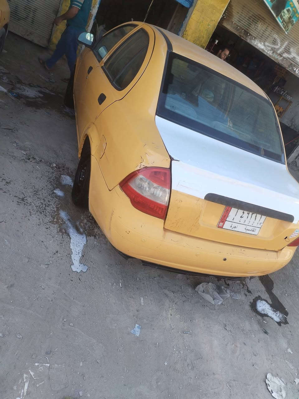 طيبه مديل ١٦ سياره جاهزه مكينه كير حداديه وتخم تاير جاهزه مصفره هيه وغرمات السعر 32 وبيهه مجال قليل ***********
