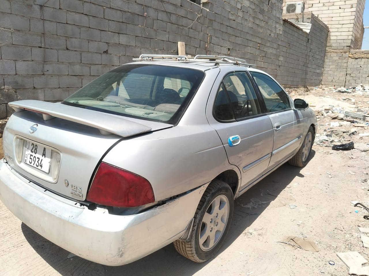 نيسان سنتره 2005رقم نجف دولي سنويه جديده السعر30ورقه. مكان السياره الكوفه. الله يرزق الجميع***********
