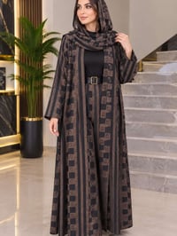 عباية ٤قطع • جاكار • مقاسات M-XXL