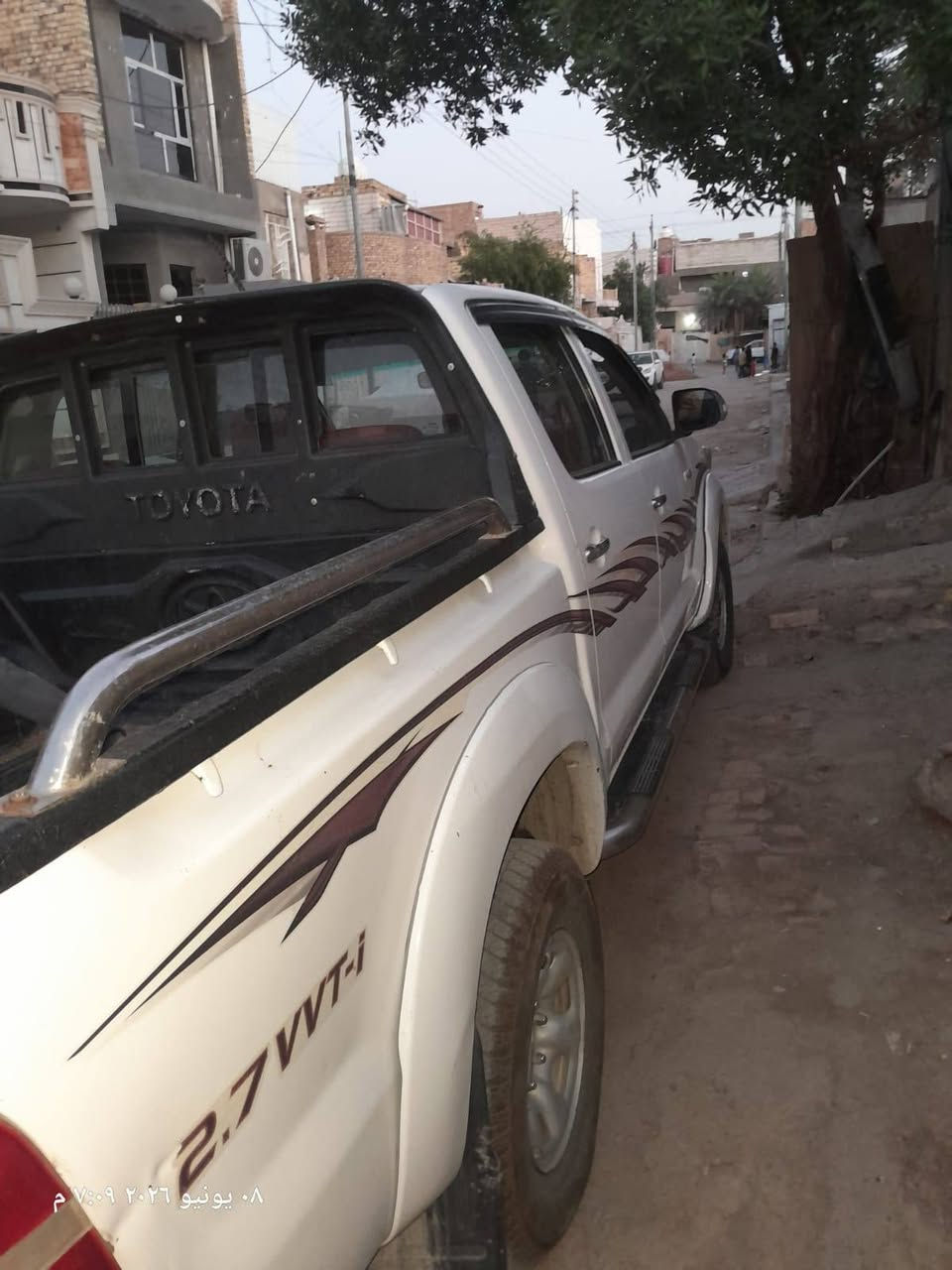 سلام عليكم
بيكم دبل قماره

فور ويل كاز. مستحقه تجفيت

رقم بصره رعايه ميسان

سياره موجوده بل عماره

سعر 115 وبيها مجال

اذا مراوس عادي.
. ***********

نص مكتوب في الصور:
- ٠٨ يونيو ٢٠٢٦ ٧:٠٩ م
- ٠٨ يونيو ٢٠٢٦ ٧:٠٧ م