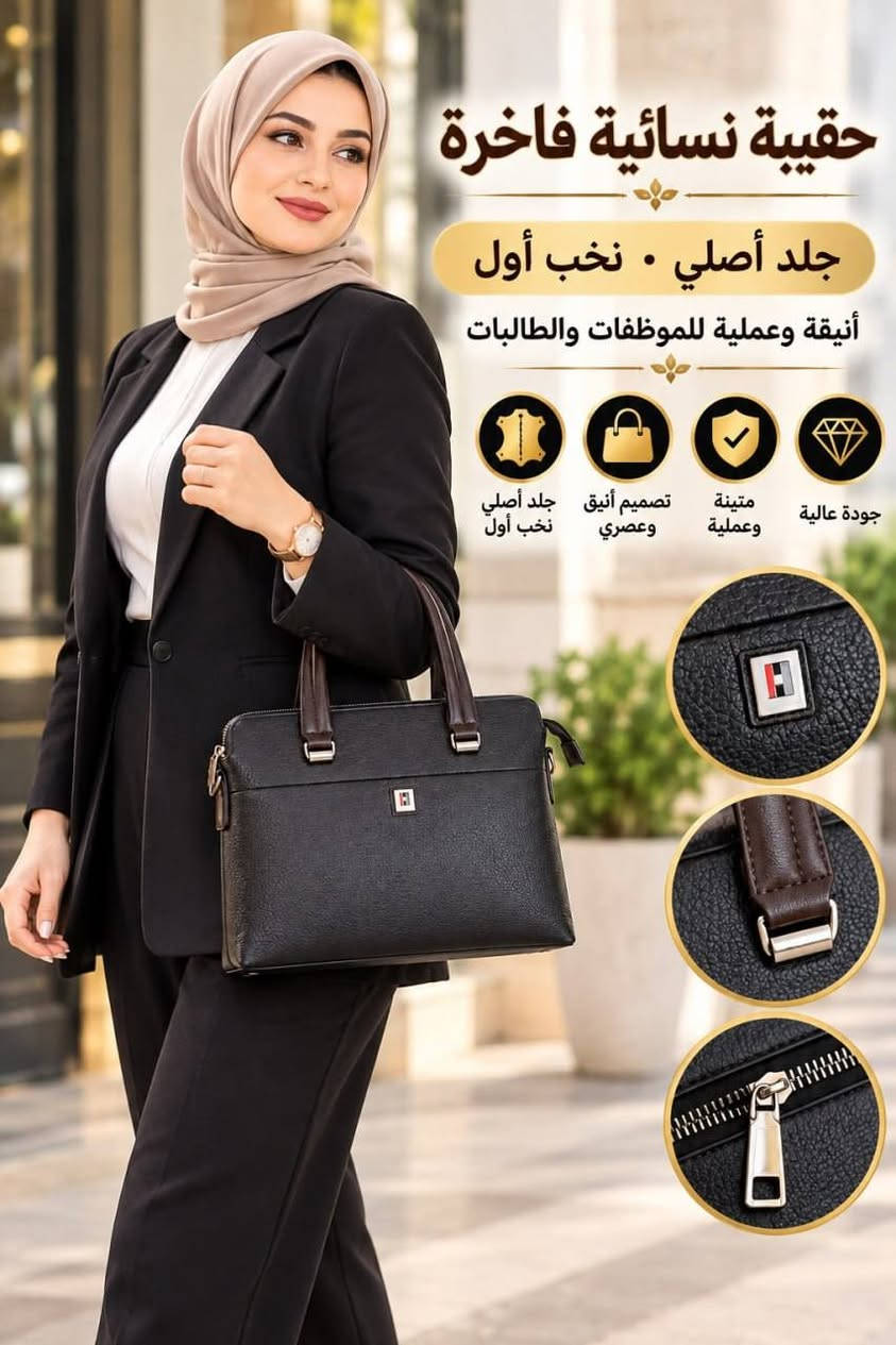 لا توجد تفاصيل

نص مكتوب في الصور:
- حقيبة نسائية فاخرة
- جلد أصلي • نخب أول
- أنيقة وعملية للموظفات والطالبات
- متينة وعملية
- تصميم أنيق وعصري
- جلد أصلي نخب أول
- جودة عالية
- سحاب قوي وعالي الجودة
- تفاصيل فاخرة
- مساحة داخلية واسعة ومنظمة
- حقيبة نسائية فاخرة جلد أصلي • نخب أول أناقة عملية للموظفات والطالبات فخامة تدوم
- حقيبة نسائية فاخرة جلد أصلي • نخب أول أنيقة وعملية للموظفات والطالبات جلد أصلي نخب أول تصميم أنيق وعصري متينة وعملية جودة عالية
- حقيبة نسائية نخب أول • جلد طبيعي أصلي