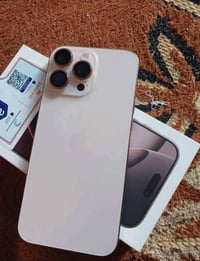آيفون ١٦ برو ماكس • صحراوي • بطارية ١٠٠