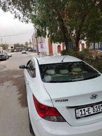 اكسنت خليجي 2011 محرك 1600 بغداد أبيض بأسمي بيها تكحيل خشم البنيد فتحه...