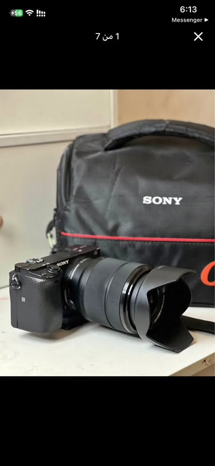 البودي (Camera Body): سوني Sony a6400 (ماشي شتر15k ونظافته 98%).
2. العدسة (Lens): سوني زووم Sony 28-70mm f/3.5-5.6 OSS.
3. مانع الاهتزاز (Gimbal): رونين DJI RSC 2 بكامل ملحقاته وكارتونه.
4. الذاكرة (Storage): رام SanDisk 64GB سريع ومخصص لتصوير الـ 4K.
5. معدات الصوت (Audio): نك مايك (مايك ياقة سلكي) من شركة BOYA المعروفة.
6. الحقائب (Bags): جنطة خاصة بالكاميرا + جنطة خاصة بالرونين.
7. صيانة وتنظيف: عدة تنظيف كاملة من شركة Canon

سعر مليون ونص 
***********
ديالى

نص مكتوب في الصور:
- 6:13 Messenger 2 من 7
- 6:13 Messenger 1 من 7