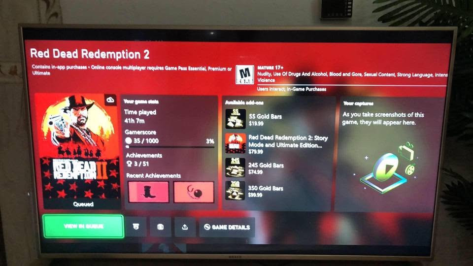 Xbox series 2021نەکراوە 
یەک دەسکی بیلادی و ئەکاونتی لەگەل3یاری بۆ کراوە 
Red dead redemption 
Call of duty 
GTA online 
هەولێر 5عەسارۆک *********** أربيل, العراق
