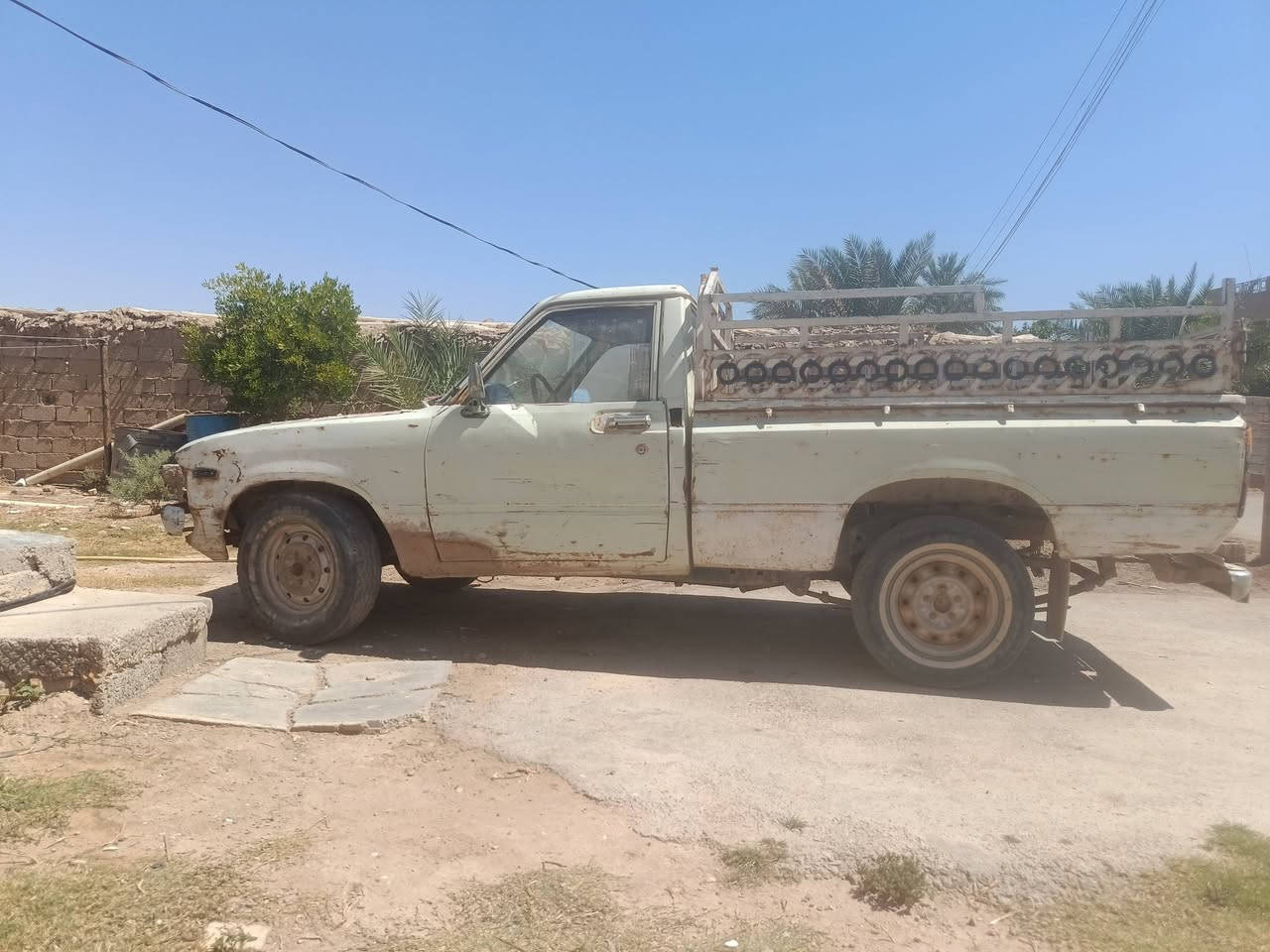 السلام عليكم 

لبيع بكم موديل1980
سنويه 2026 شرط التحويل
كير محرك
 اكسل كلها بل شرط
شاصي شرط
صدر جديد تواير جدد كهربائيايات كلها شغال 
 محجله كامله سياره خير من الله
السعر27
الاستفسار الاتصال على رقم ‏‪***********
