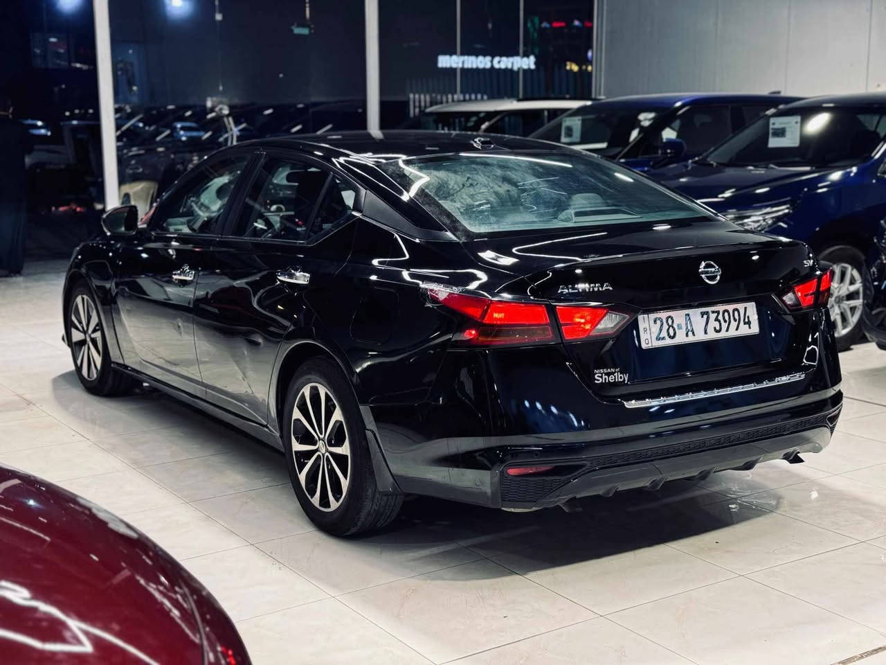 🔺للبـيع  او مراوس
   نيسان ألتيمـا
Nissan Altima 2022 

🔸اللوحات : النجـف معوقين (28) وكالة عامة سنتين وتداور 
🔸الضرر: تبديل جاملغات امامية نفس اللون وصبغ قليل بالبنيد والجاملغ الخلفي  اقل شبر 
🔸الموديل : 2022
🔸الفئة : SV
🔸حجم المحرك : 2,5L  / 4 Cylinders 
🔸اللون : أسـود .
🔸المفتاح : بصمة عدد 1
🔸عداد المسافة : 62 الف ميل .
‏🔸Airbags : الستيرن .
🔸نظام الدفع : Front - Wheel Drive
🔸عدد الركاب : 5 راكب
‏🔸(VIN) | 1N4BL4DV6NN374223

🟢 مواصفات اخرى
( المقاعد مخمل أسود ، شاشة ، كاميرا خلفية ، كرسي السائق كهرباء ، حساس النقطه العمياء ،ويل كب حجم 17 inch )

🔸السعر: (140) 

☎️***********

