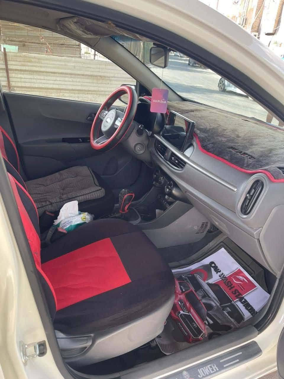 #نظيفه_وجاهزه_ومناسبه
السلام عليكم
كيا بيكانتو 2019 خليجي 
سنوية جديده بإسمي تحويل ثاني يوم

موصفات السياره ✅✅
🔹  المحرك: 1200
🔹  تحكمات ستيرن ومثبت سرعة
🔹 غرفة السيارة جديد + شاشه اندرويد 
🔹تبريد ثلج 
🔹 حساسات خلفية + كاميرا خلفية 
🔹 صدر جديد + تايرات جديده 
🔹 ماشية 107000ميل
🔹هزه جديده رقم شمالي جديد

🔹 الضرر:  صارت بيها طخه خلفية بالجنطة تصليح ع بارد بسيط  + طخات بسيطه  ورصعات وشخوط ومصلحه ومصبوغه

 السيارة جاهزة ما بيها اي نقص وافحص وين ما يعجبك✅✅
 

رقم صاحب السياره واتساب
:***********
