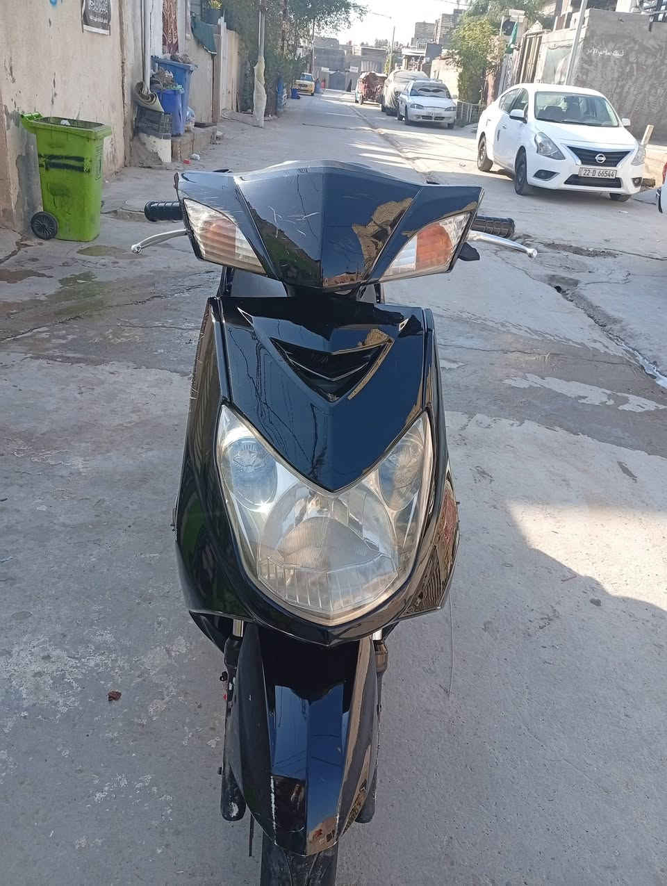 سلام عليكم حبايبي دراجه سكنس فحل للبيع  كوريا دراجه شغاله نكره سلف السعر 550وبيه مجال مكاني بغداد الشعب مقبيل المحكم مالت الشعب هاذا رقم وتواصل واي ***********
