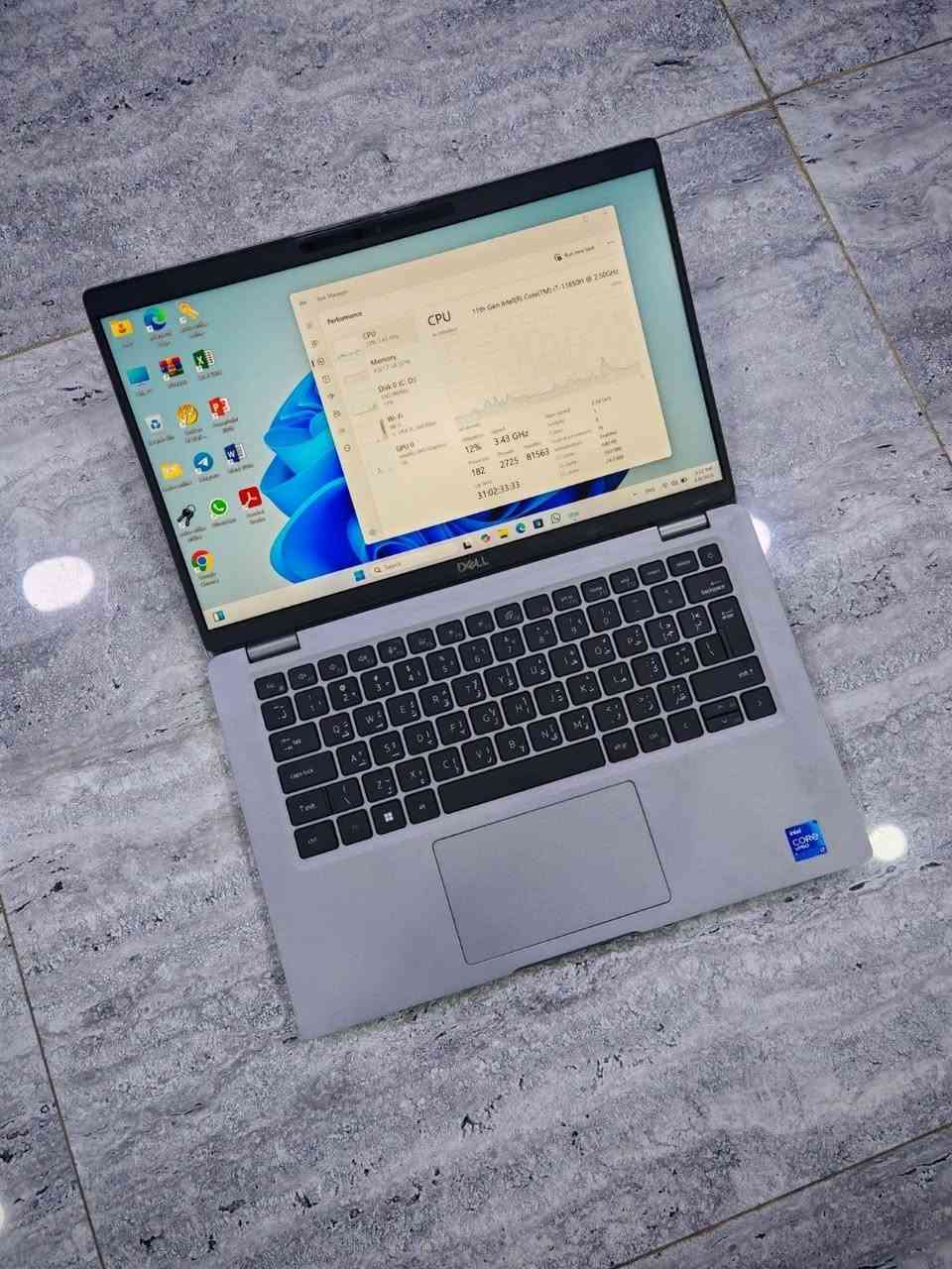 Dell latitude 5421
Cori7-11-H

معالج كوراي سفن جيل 11
فئة H

رام 8GB كيكا ددر4 قابل للتطوير
هارد 256 كيكا سسد ام تو قابل للتطوير

حجم 14 انج لمس فول اجدي
كرت شاشة انتل 4GB intel

السعر  : 485,000
هدايا ماوس مع حقيبة لابتوب وماوس باد والشاحن الاصلي 

واتساب  ***********
عنوان: بغداد الأمين الثانية 
توصيل متوفر
