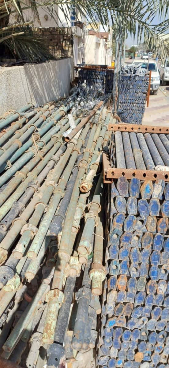 مكتب عبد شطب لتأجير وبيع وشرا ء كافه مواد الانشائيه جكات وسكلات ودنك وفخات وبولطات ***********
