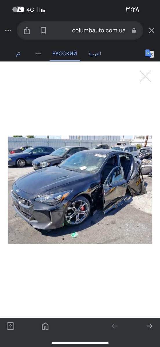 🔥 للبيع Kia Stinger GT1 2018 🔥

🚘 Kia Stinger GT1 – RWD
📅 موديل 2018
⚙️ Engine: V6 3.3 Twin Turbo
💨 365 HP
🛞 94,000 ميل

⭐ المواصفات:

• فتحة بانوراما 🌤️
• Apple CarPlay + Android Auto
• 5 وضعيات قيادة Drive Modes
• قطعتين تبريد أمامي وخلفي
• Auto Hold + Auto Stop
• حساسات أمامية + خلفية
• كشنات كهرباء + نظام ترحيب
• مرايات كهرباء شفط
•السيارة عليهة برمجة كاملة ستيج ون + بوب كورن حالياً مشيول الفايل يرجع ب ٥٠ الف 

🛠️ حالة السيارة:

• السيارة كاملة ومكملة من كلشي
• عليها صيانة كاملة
• الحادث: بابين مصبوغات، والرجعة على الدوسة من الداخل قريبة من الدوسة بمسافة تقريباً إصبعين أو أقل.
• طخة بسيطة بالجاملغ الأمامي.

السعر 167 للأستفسار (***********)

📍 الموقع: بابل – الحلة

🔥 للجادين فقط — السيارة نظيفة ومواصفاتها مميزة.
وايدي بيهة دائماً بالدهن بالبانزين بالادامة ترايك وين متريد 
دوستك من الصفر لل ٢٠٠ صاروخ 🚀
تخم تاير جواها جديد صار اسبوعين من شادة 
حدادية كفالة 
الكير يتبدل دهن بالموعد المضبوط 
( كفالة كير  ومكينة )

نص مكتوب في الصور:
- columbauto.com.ua
- columbauto.com.ua РУССКИЙ العربية
- 14 4G columbauto.com.ua PУССКИЙ العربية
- ١٤ 4G ٠١.. ٣:٢٨ columbauto.com.ua РУССКИЙ العربية G 9
- columbauto.com.ua PУССКИЙ العربية